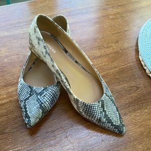 - Express snake skin flats